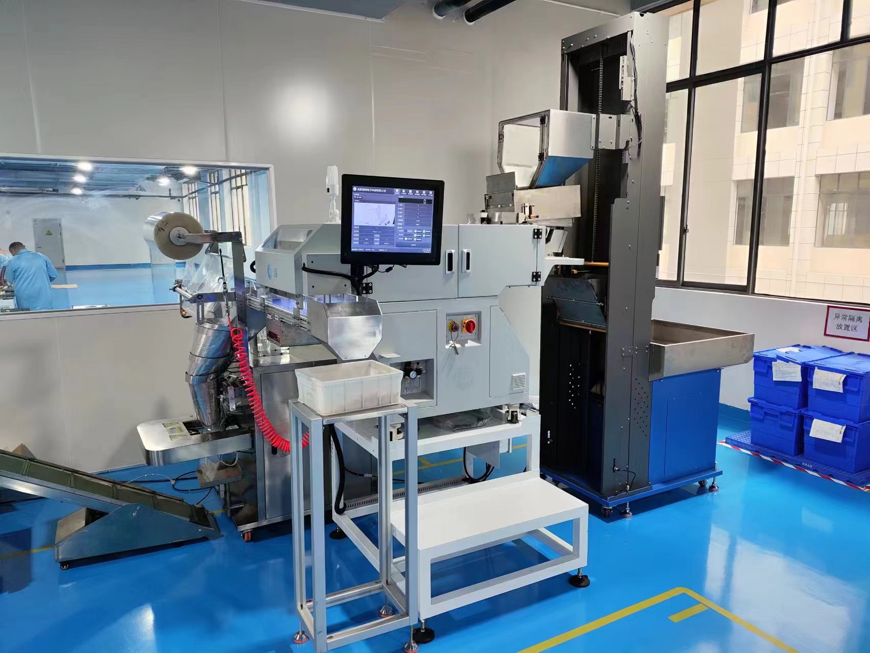 電容VBP224視覺(jué)計(jì)數(shù)機(jī)現(xiàn)場(chǎng)